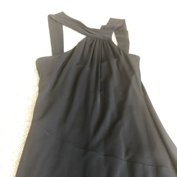 BCBG Maxazria Black Asymmetrical Dress - Picture 3 of 11